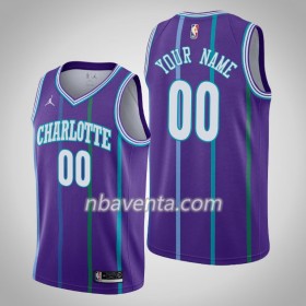 Camiseta Hombre Charlotte Hornets Personalizadas 2019-20 Jordan Brand Hardwood Classics Swingman